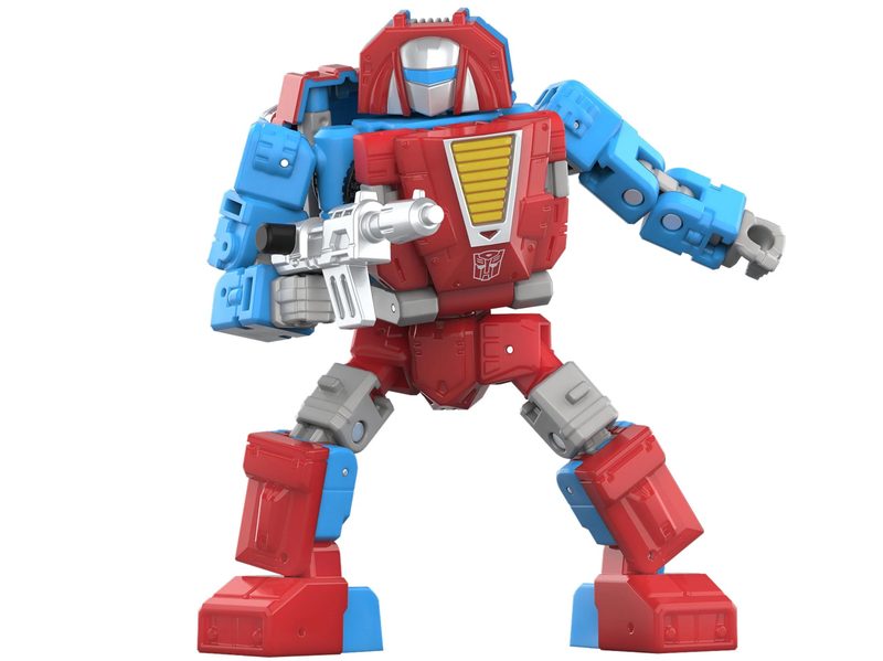 A Gears Autobot Transformers Toy in its humanoid form.