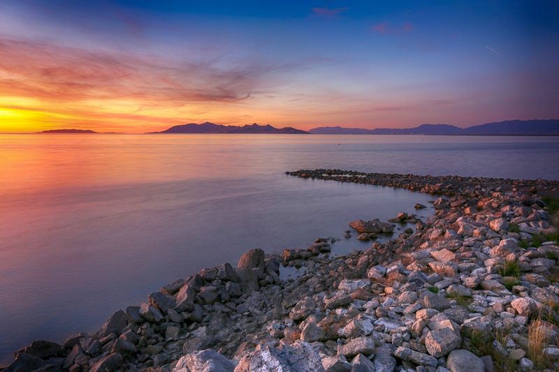 Great Salt Lake State Park, Salt Lake City, Utah