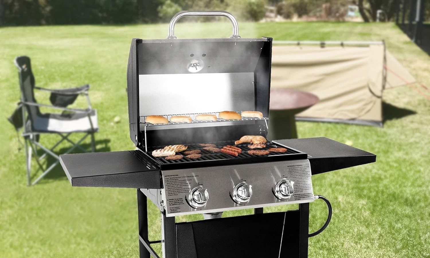 Grill Boss 3 burner propane gas grill Prime Big Deal Days