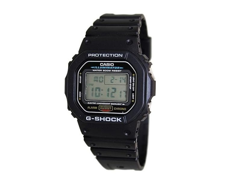 The Casio G-Shock DW5600E has a very classic look for a G-Shock.