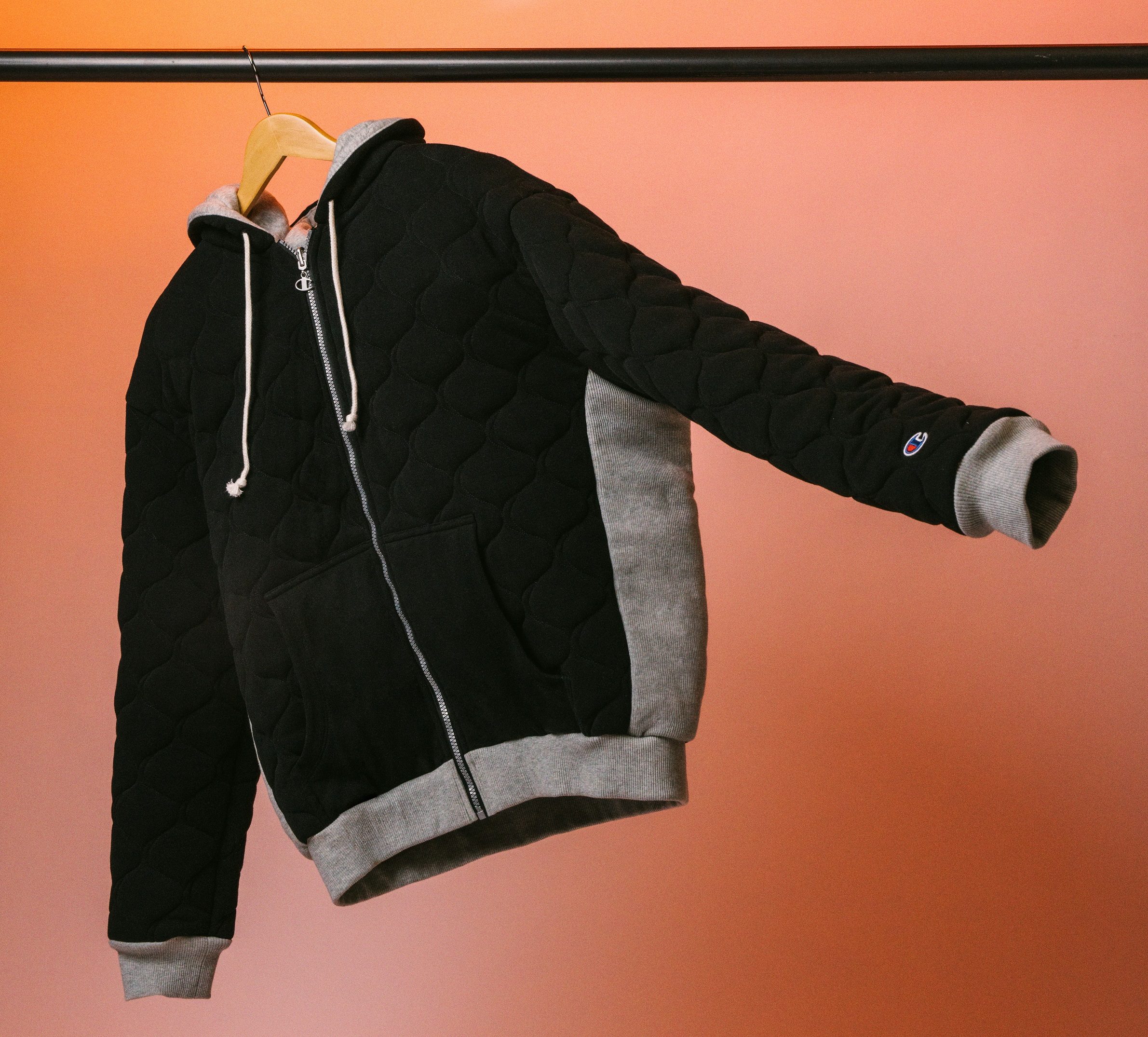 Hero weighted hoodie from Champion What Moves You campaign