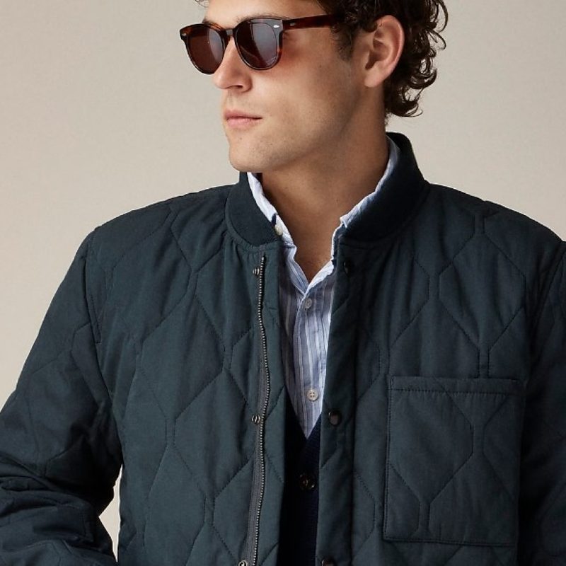 J. Crew Quilted Flight Jacket