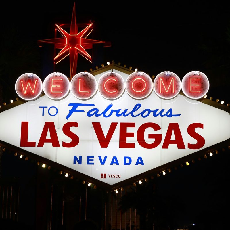 Las Vegas welcome sign