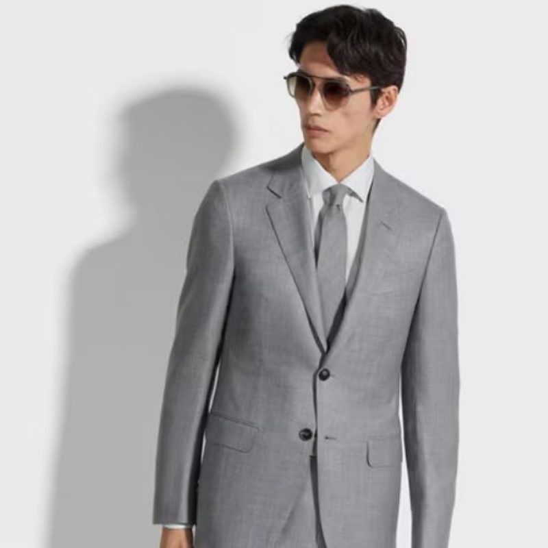 Light gray Zenga suit
