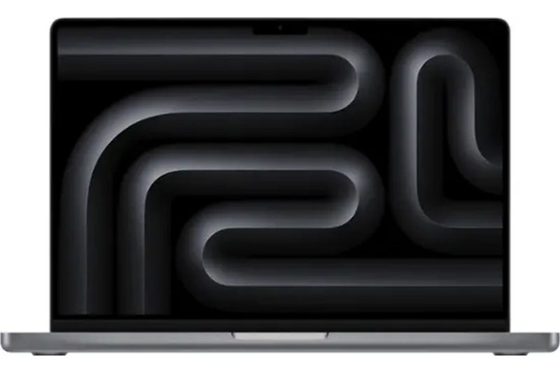The MacBook Pro 14-inch M3 on a white background.