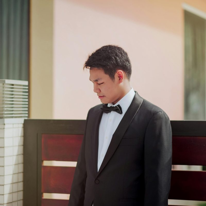 Man in tux