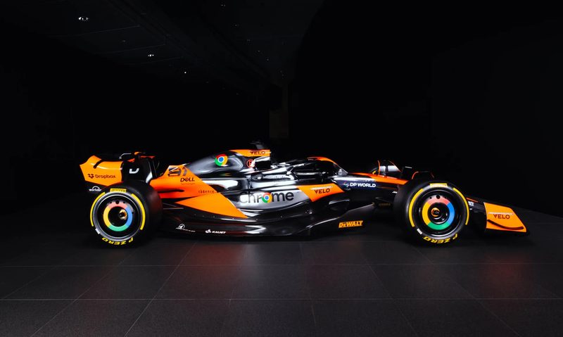 McLaren F1 team race car livery for the USGP right profile.