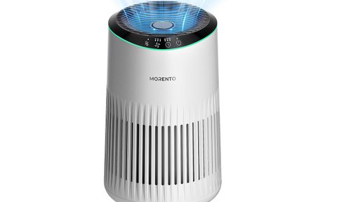 The Morento Air Purifier on a white background.