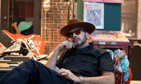 bailey 1922 x mr kaves  in hat with sunglasses