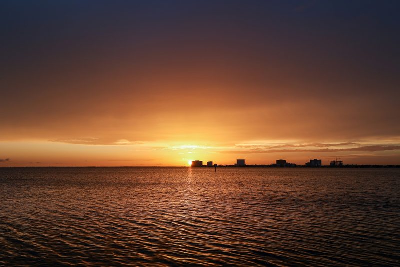Old Tampa Bay sunset