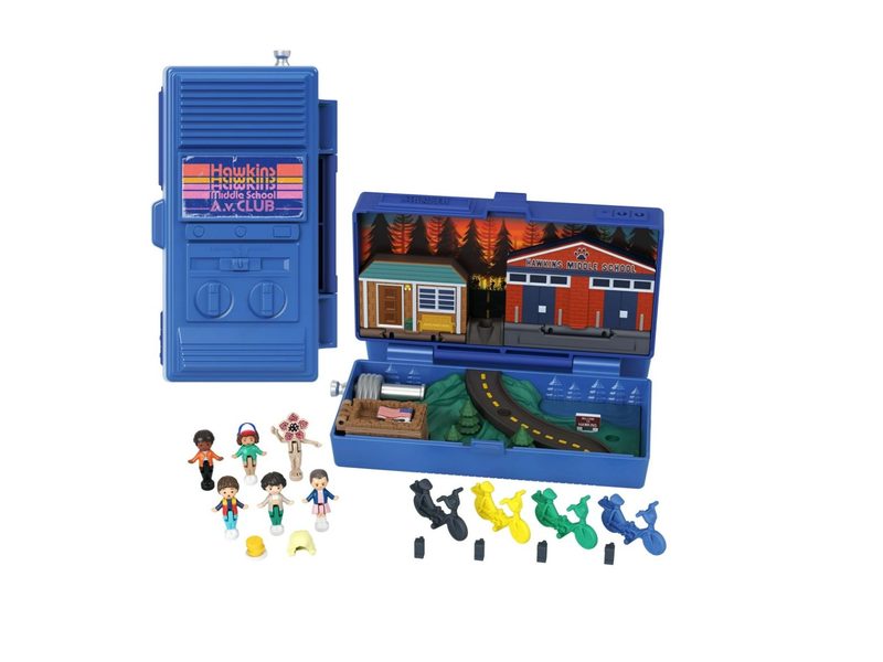 Stranger Things is in a retro styled playset from Polly Pocket.