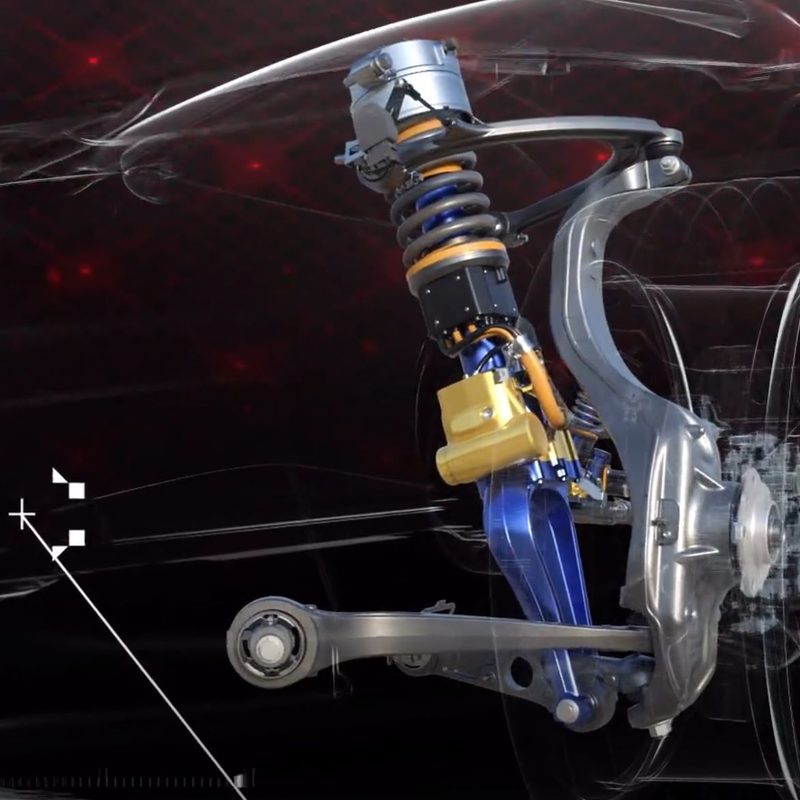2025 Ferrari Purosangue suspension system