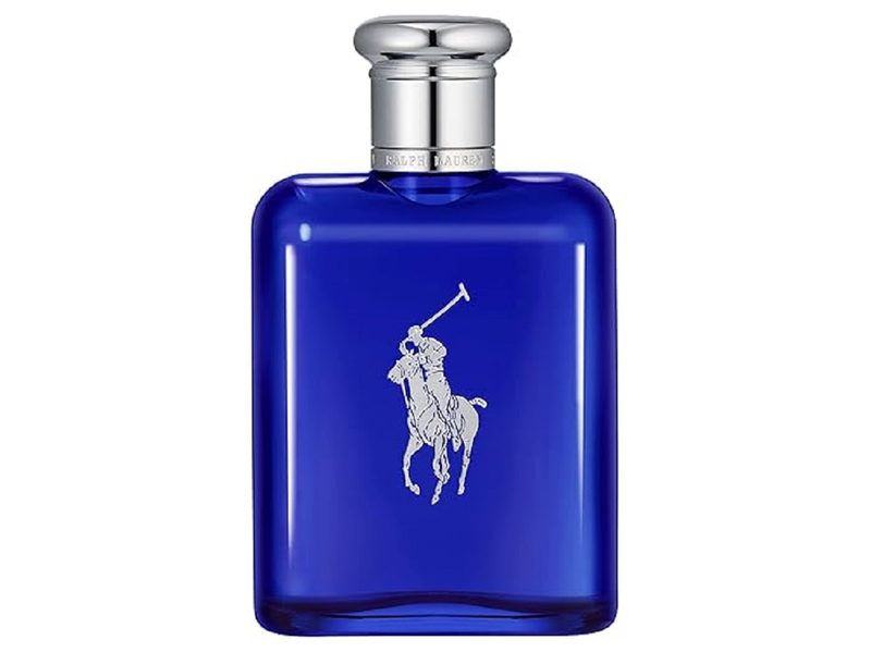 Ralph Lauren Polo Blue on a white background.
