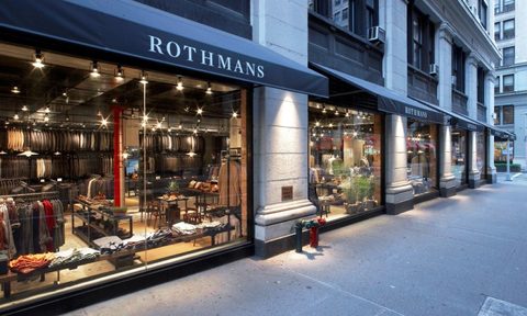 Rothmans NYC storefront