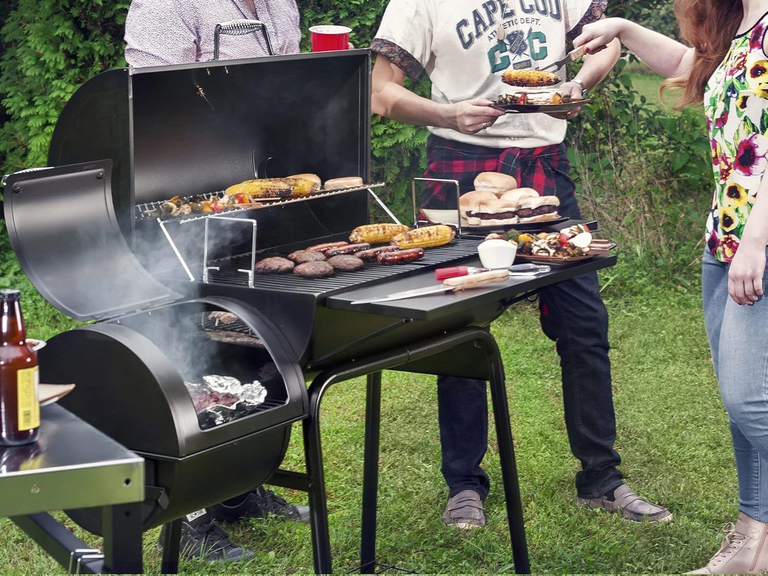 Royal Gourmet 30 inch BBQ charcoal grill and offset smoker Prime Big Deal Days