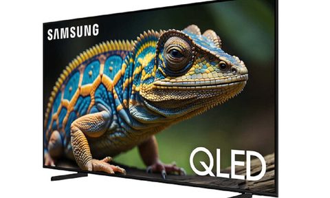 The Samsung Q60D Series 4K QLED TV on a white background.
