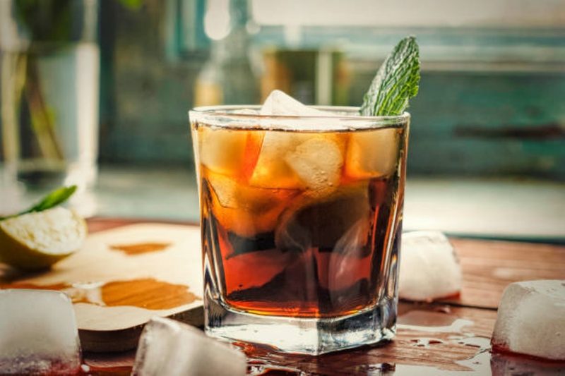 Rum cocktail