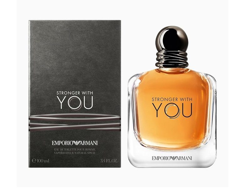 Stronger With You by Emporio Armani with its box.
