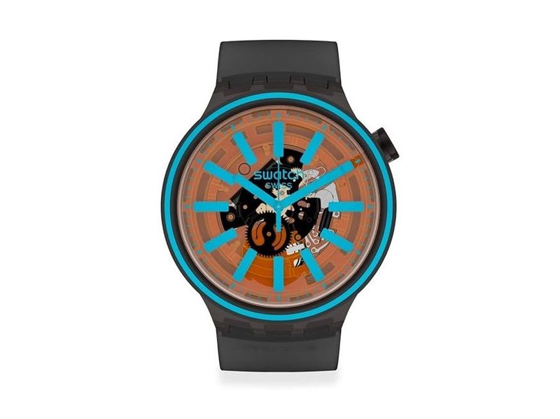 The Swatch BIG BOLD in blue.