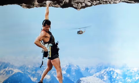 Sylvester Stallone in the original Cliffhanger