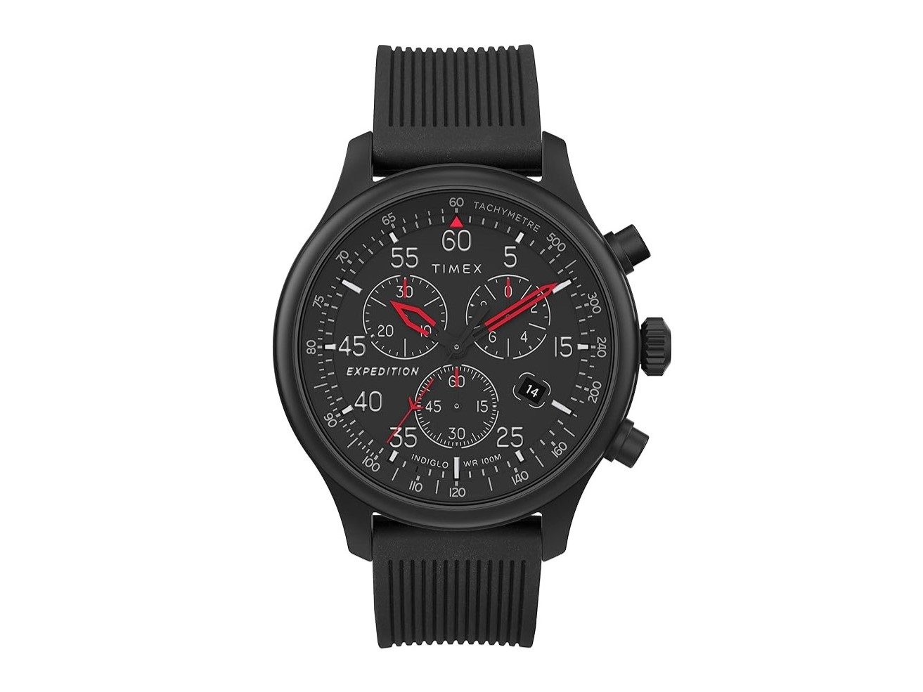 Timex Men's Expedition Field Chrono 43mm wristwatch face