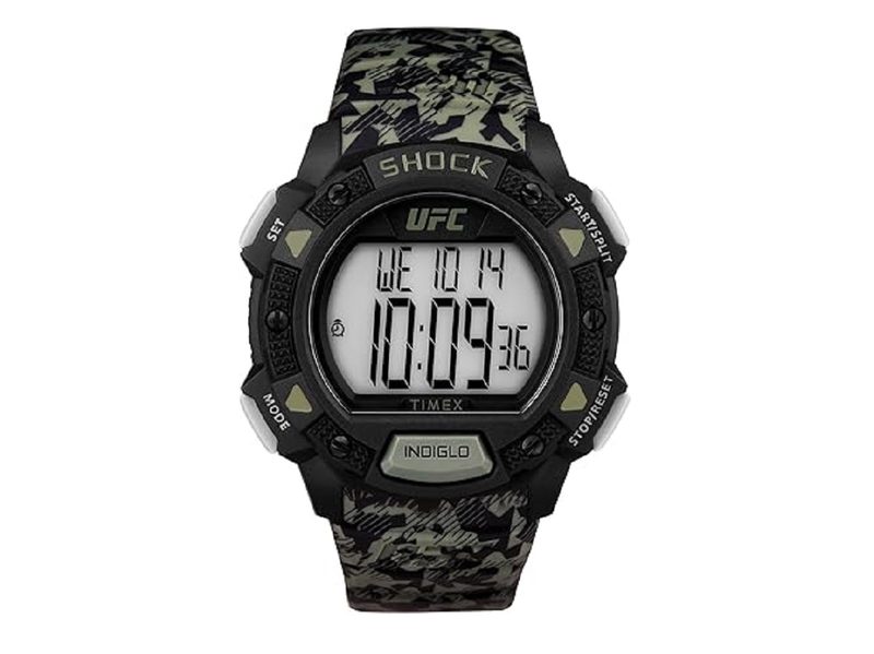 The Timex UFC Men's Core Shock 45mm Watch on a white background.