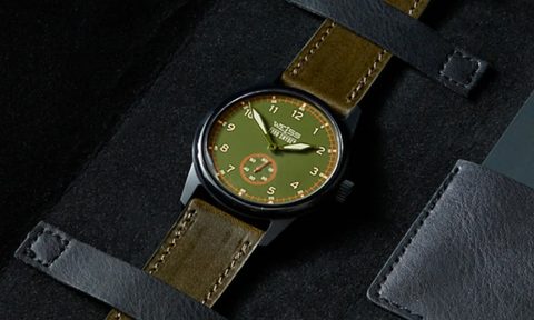 todd snyder x weiss watch company olive