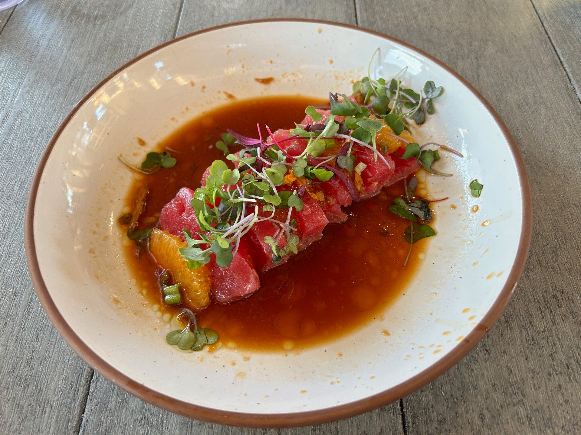 Yellow Fin Tuna Tartare, Viva SPI