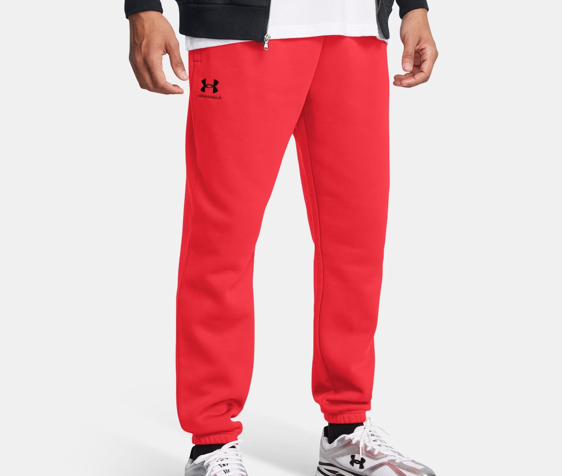 Under Armour joggers.