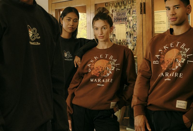 Waraire Boswell x Mitchell & Ness group of four sweatshirts
