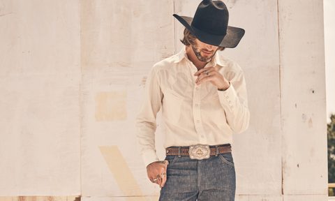 Wrangler Cone White Selvedge shirt and jeans