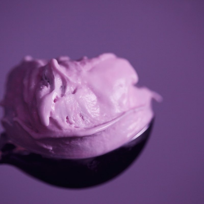 Purple ice cream