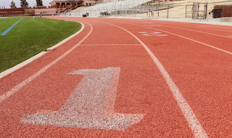 running track outdoors