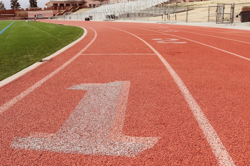 running track outdoors