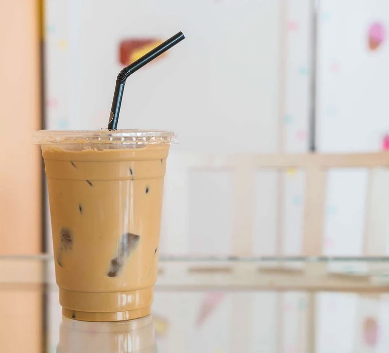 Jordans Skinny Mixes in an iced coffee