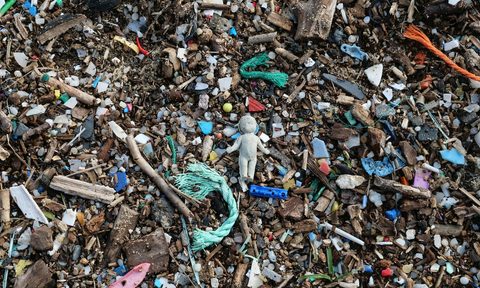 plastics in landfill
