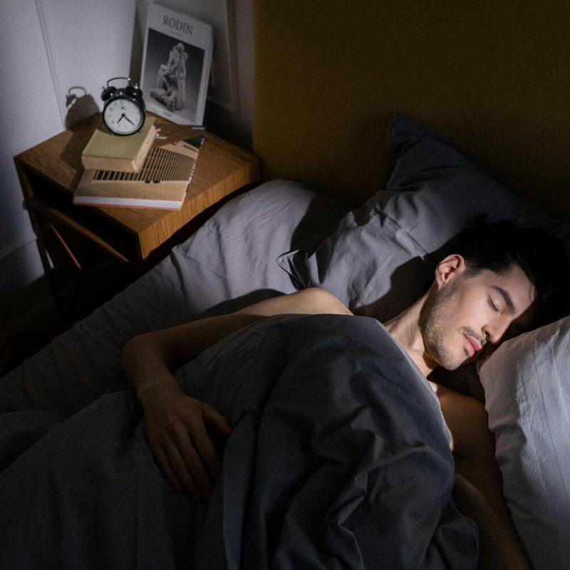 Man sleeping.