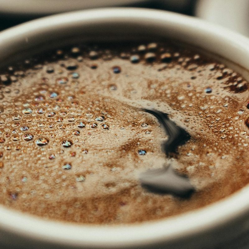 Cup of black coffee