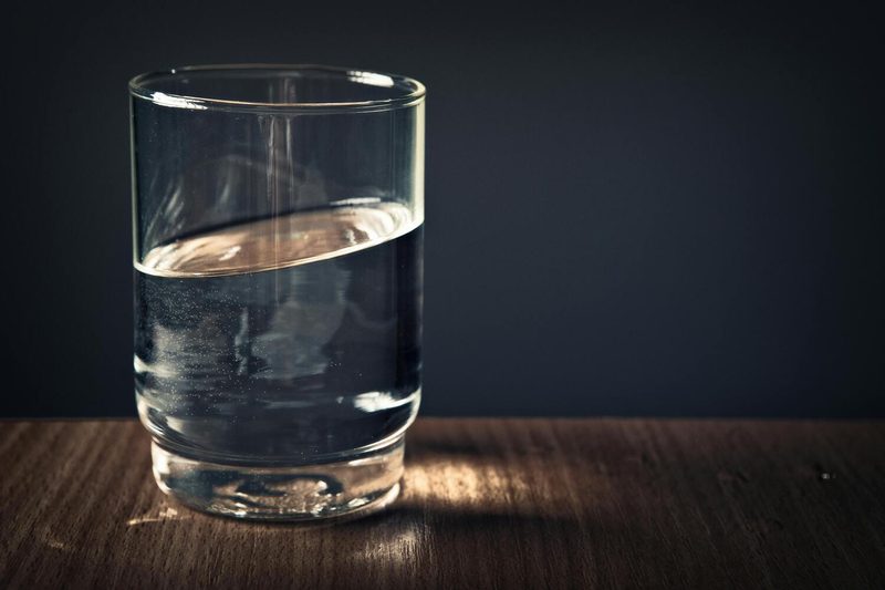 Glass of water