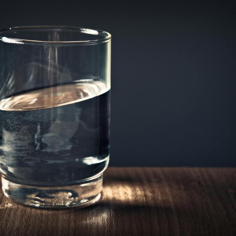 Glass of water