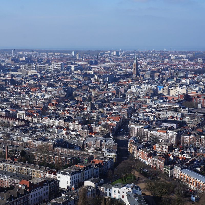 The Hague city view