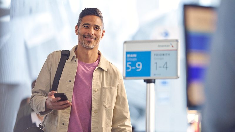 American Airlines boarding process