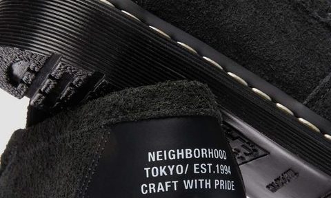 backside of loafer with logos