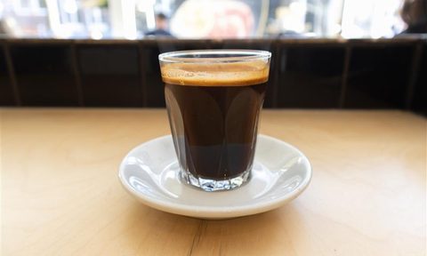 Long black coffee