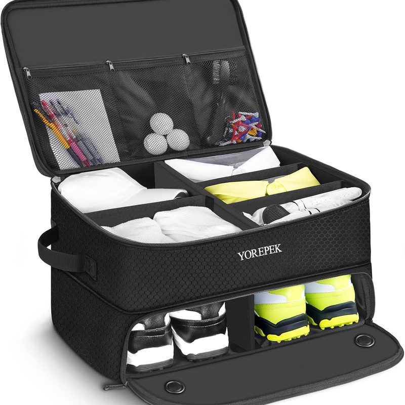 Yorepek 2 Layer Golf Trunk Organizer