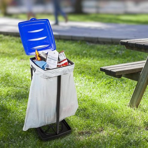 Portable trash bag holder from Wakeman
