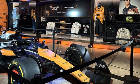 Abercrombie & Fitch x McLaren show room