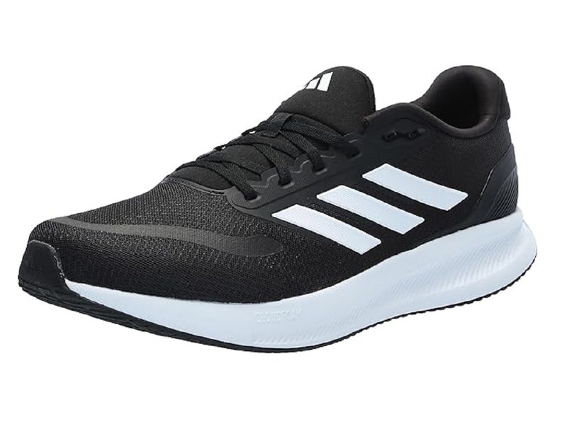 The Adidas Men's Run Falcon 5 Sneaker on a white background.