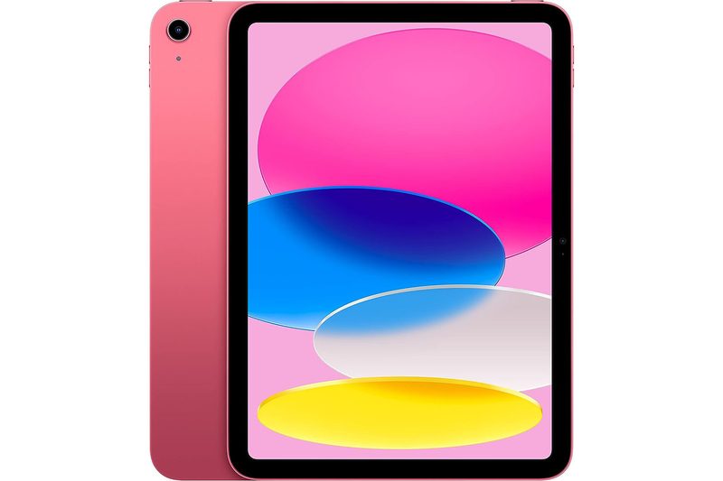 The Apple iPad 10th generation on a white background.