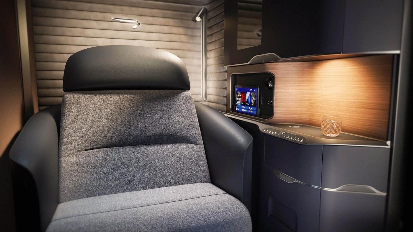 British Airways First seat